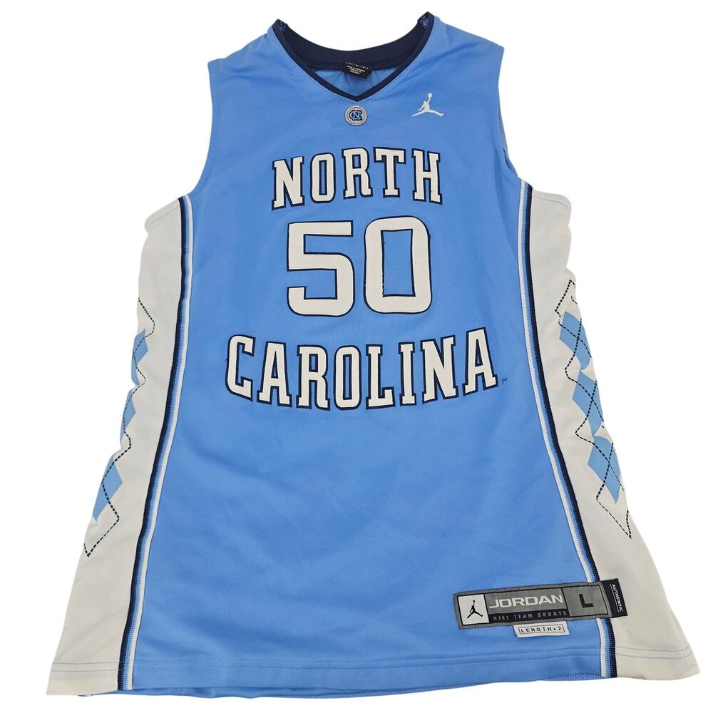Rare Jordan North Carolina Tar Heels Basketball jersey Hansbrough 50 L 4048